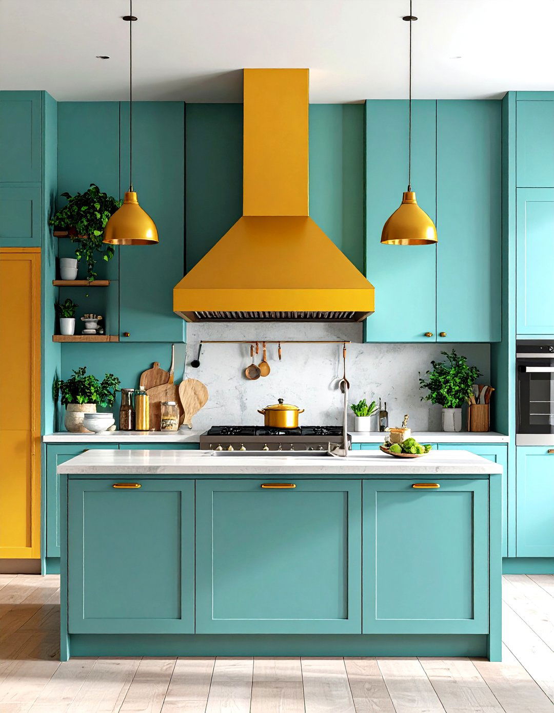 The Asymmetrical Kitchen Hood Design - 30 kitchen range hood ideas