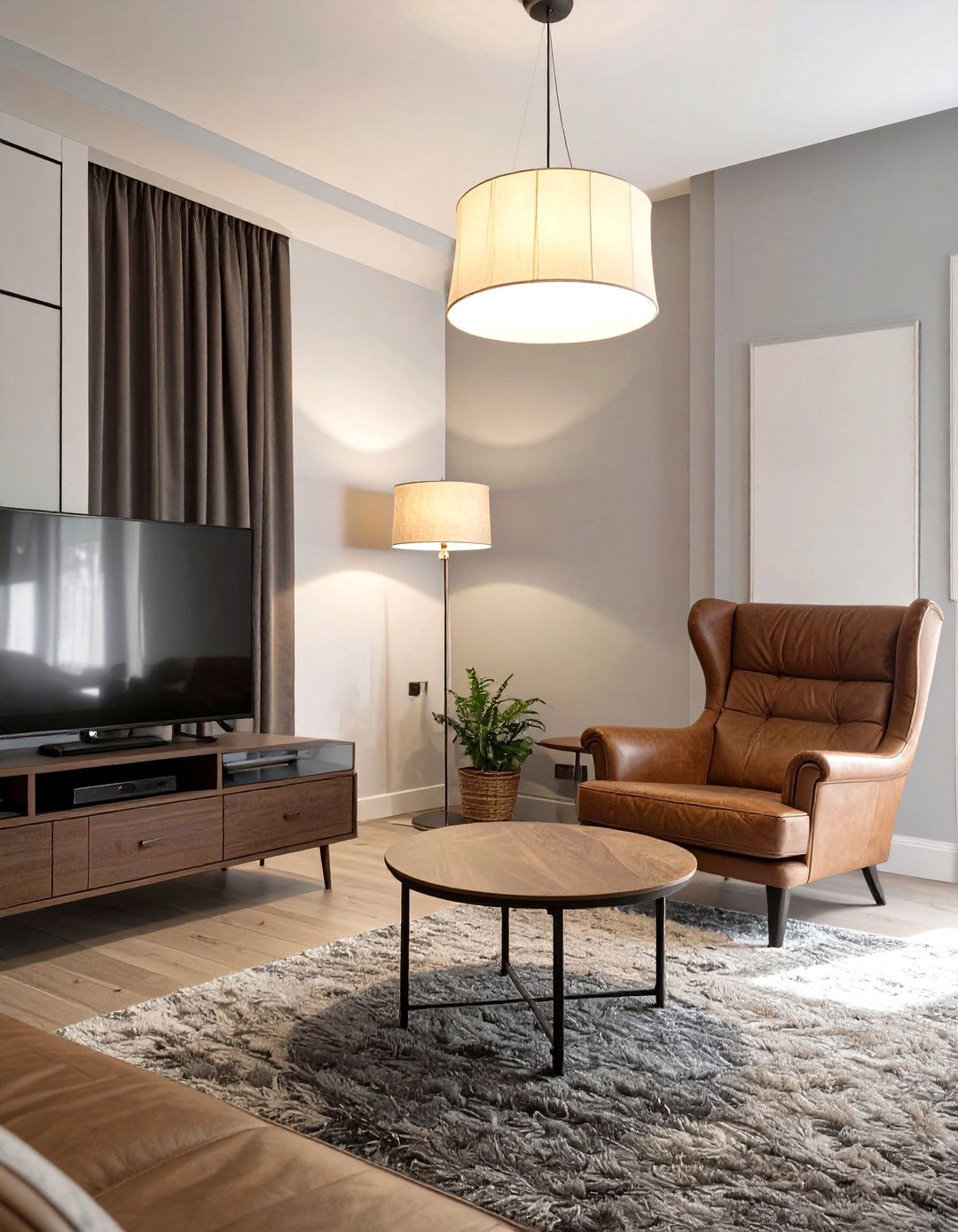 The Asymmetrical Layout Approach - 30 narrow living room ideas with tv