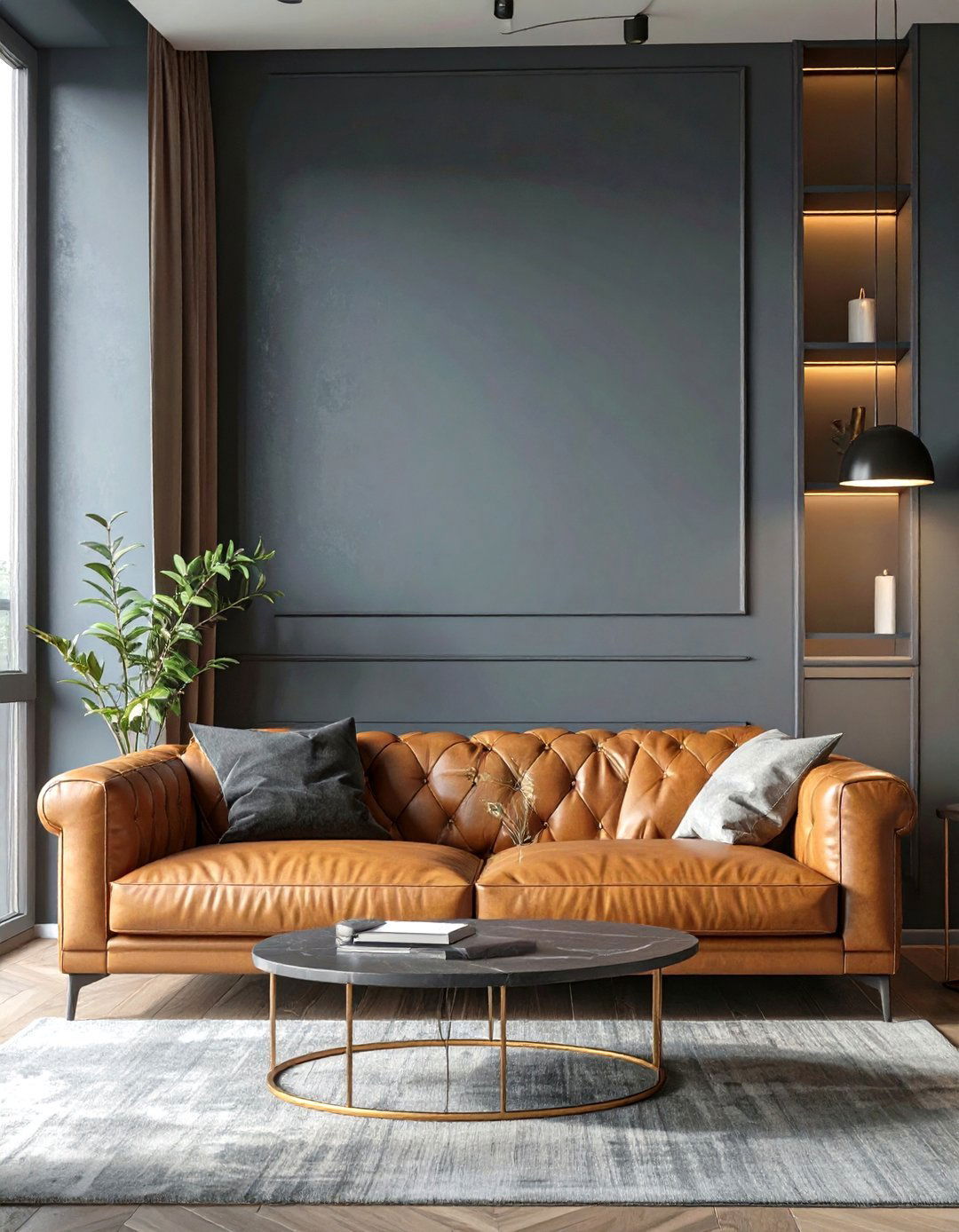 The Asymmetrical Layout Living Room - 30 modern small living room ideas