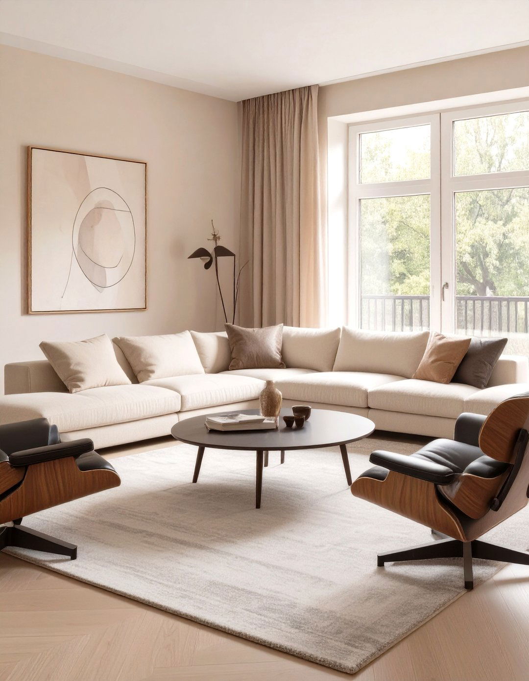 The Asymmetrical Living Room Layout - 30 bauhaus interior design ideas