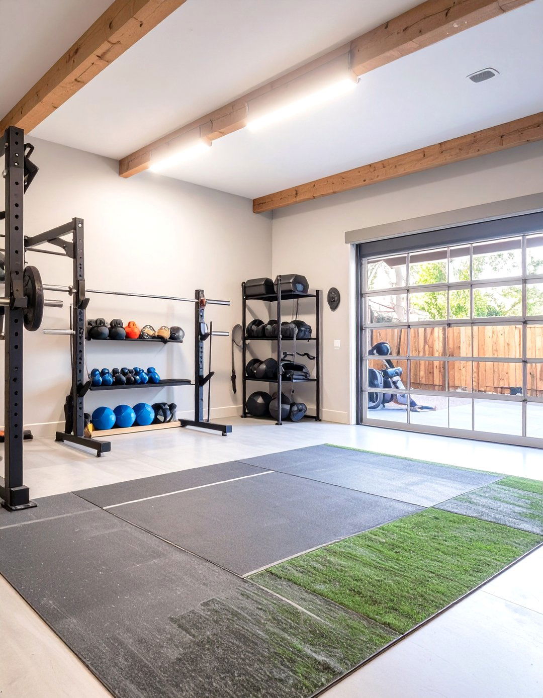 The Athletic Performance Garage Gym - 30 garage home gym ideas