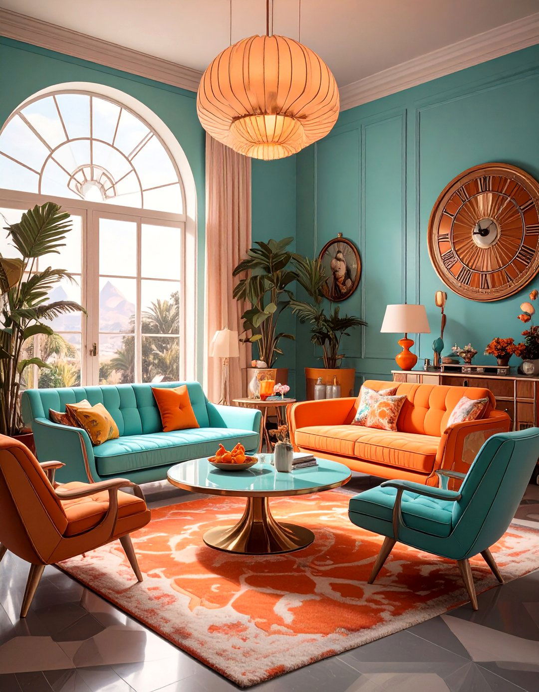 The Atomic Age Inspired Living Room - 30 ai mid-century living room ideas