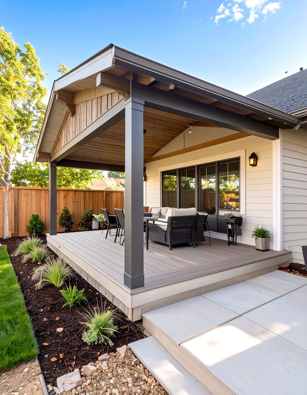The Attached Lean To Deck Gazebo - 30 gazebo on deck ideas