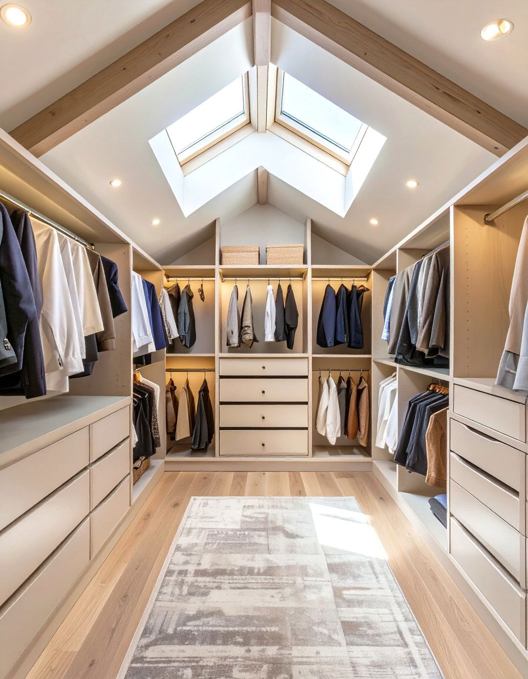 The Attic Conversion Closet - 30 master bedroom closet ideas