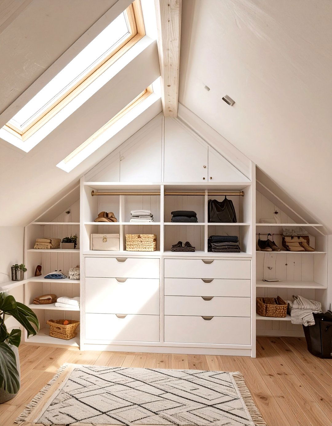 The Attic Conversion Sloped Ceiling Closet - 30 closet by design cost ideas