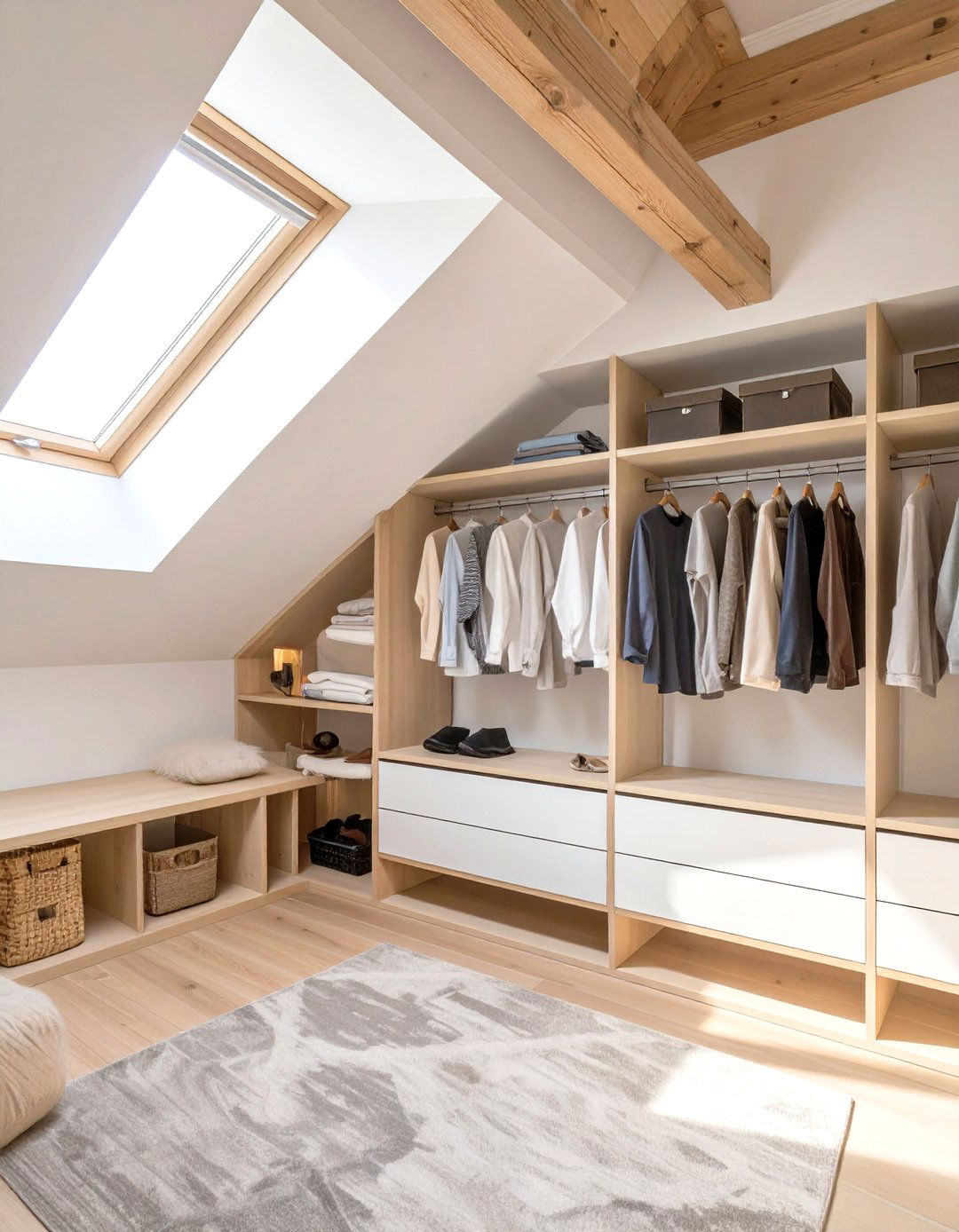The Attic Loft Angled Closet - 30 design a closet online free ideas