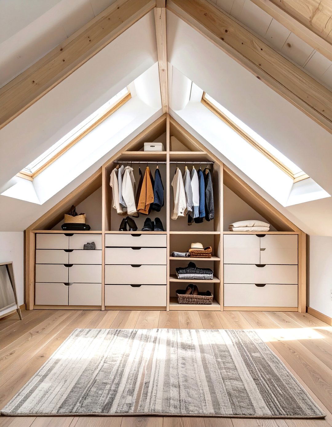 The Attic Sloped Ceiling Closet - 30 ikea closet design tool ideas