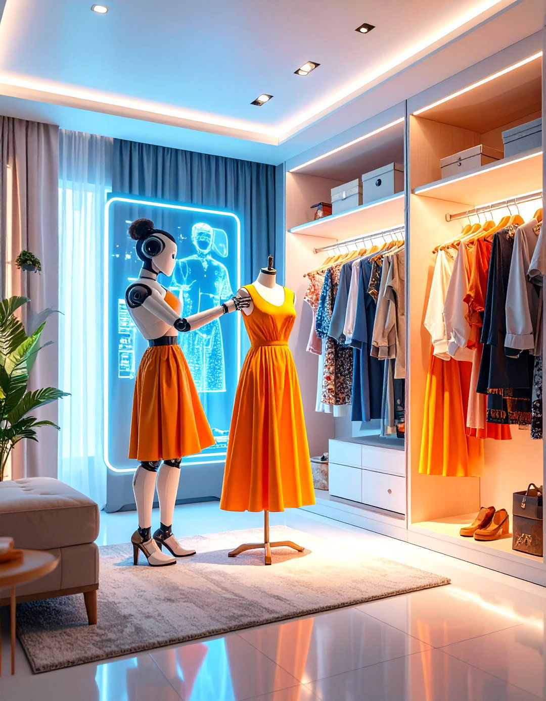 The Automated Wardrobe and Stylist - 30 futuristic interior design ideas