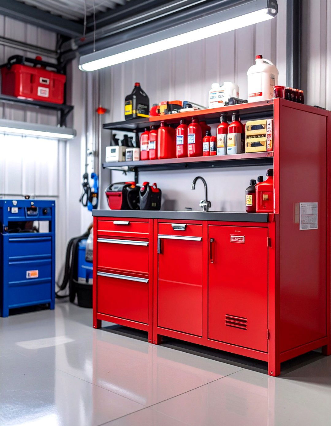 The Automotive Fluid and Chemical Cabinet - 30 ikea garage storage ideas