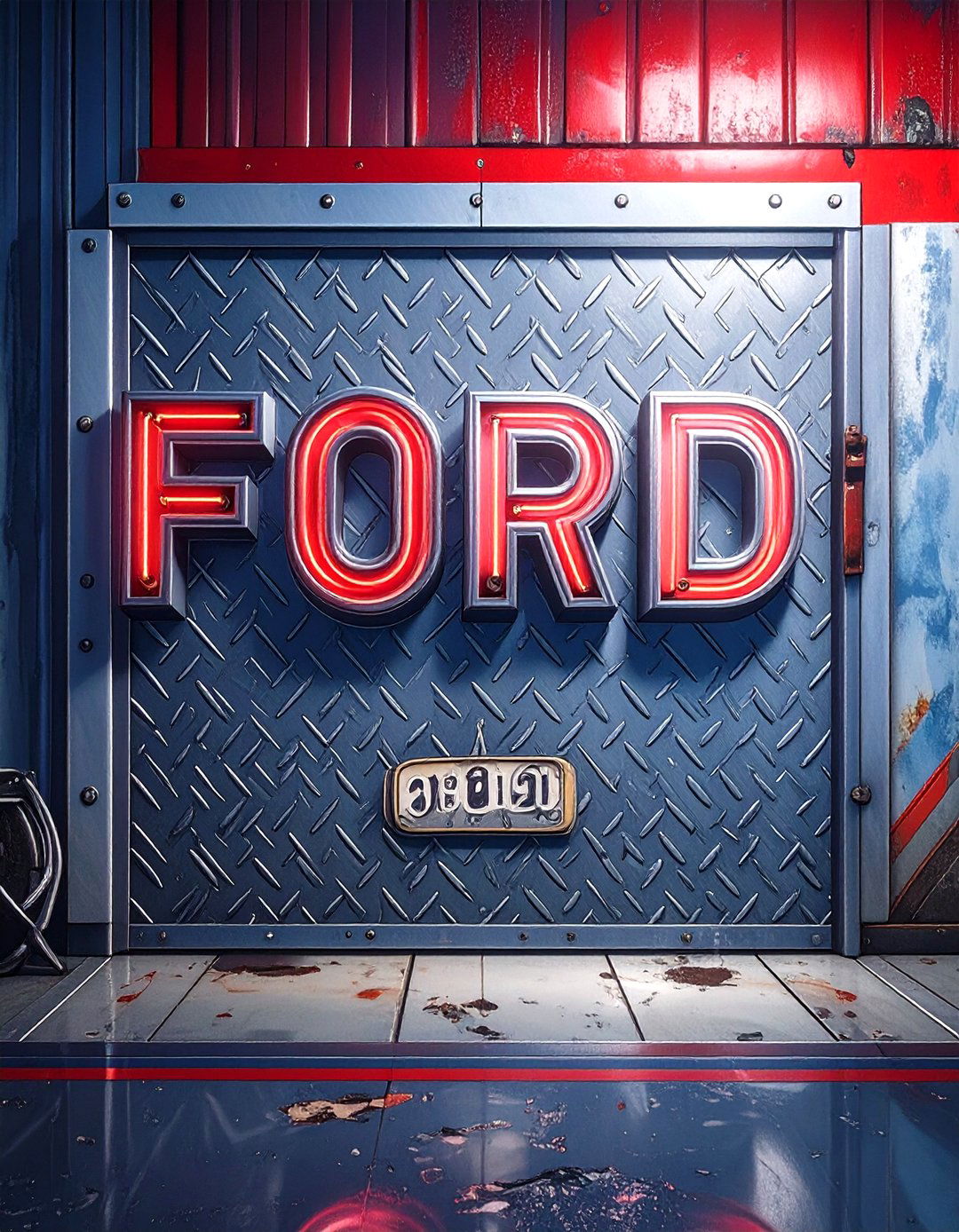 The Automotive Garage Wall Theme - 30 man cave wall ideas