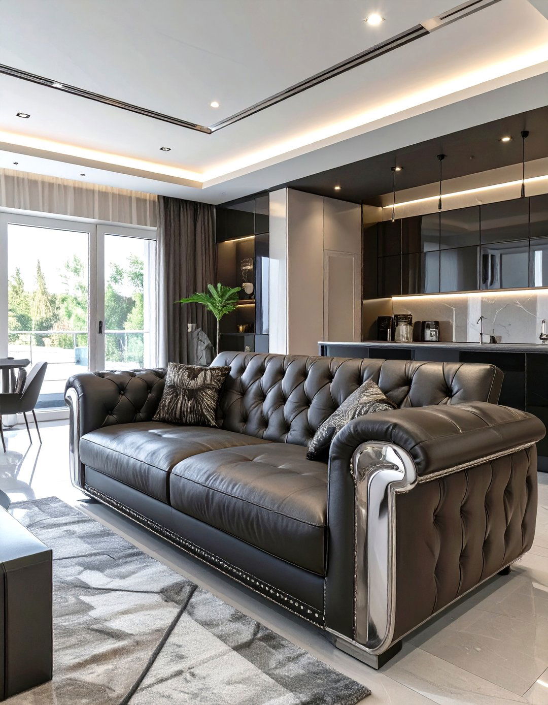 The Automotive Inspired Living Room - 30 masculine living room ideas