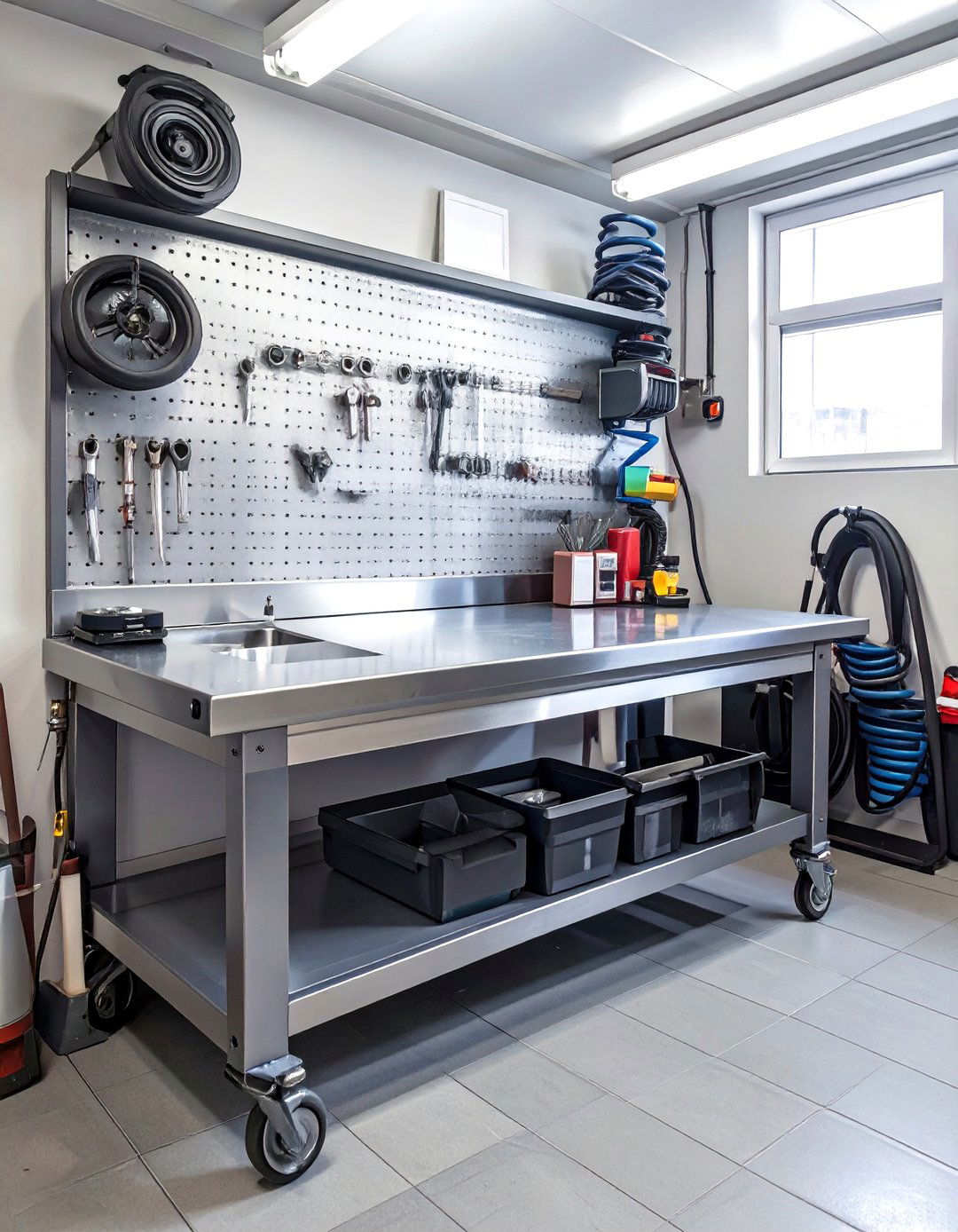 The Automotive Specialists Garage Workbench - 30 garage work bench ideas