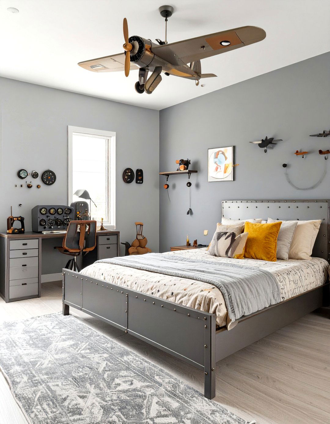 The Aviation Enthusiasts Cockpit Bedroom - 30 cool boys bedroom ideas