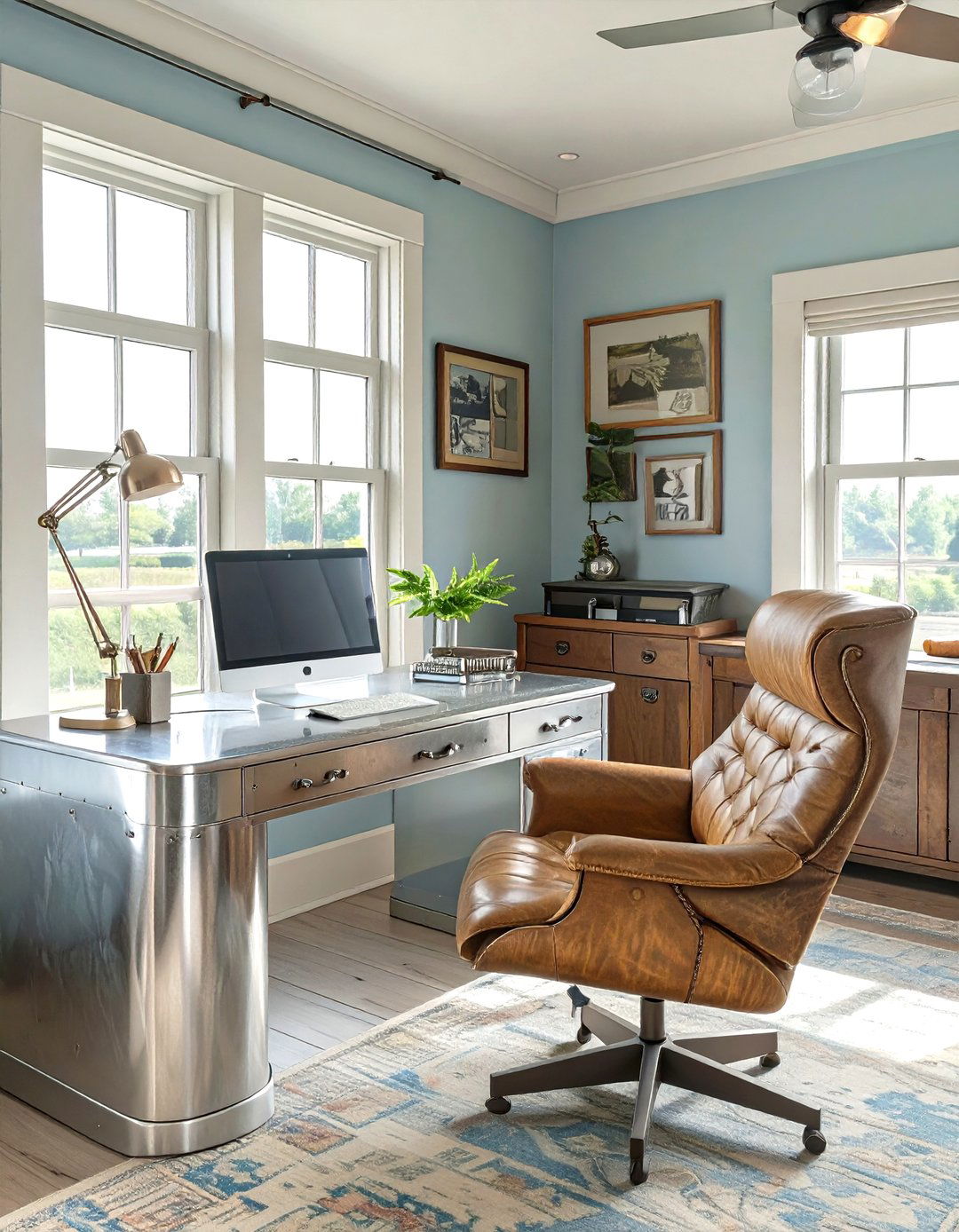 The Aviators Lounge Office - 30 home office ideas for him