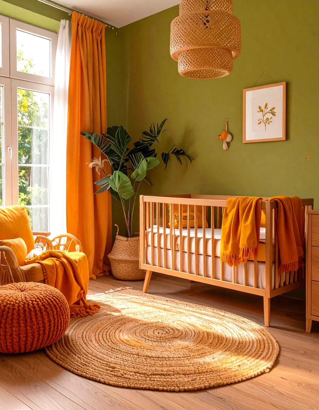 The Avocado Green Harvest Nursery - 30 green nursery ideas