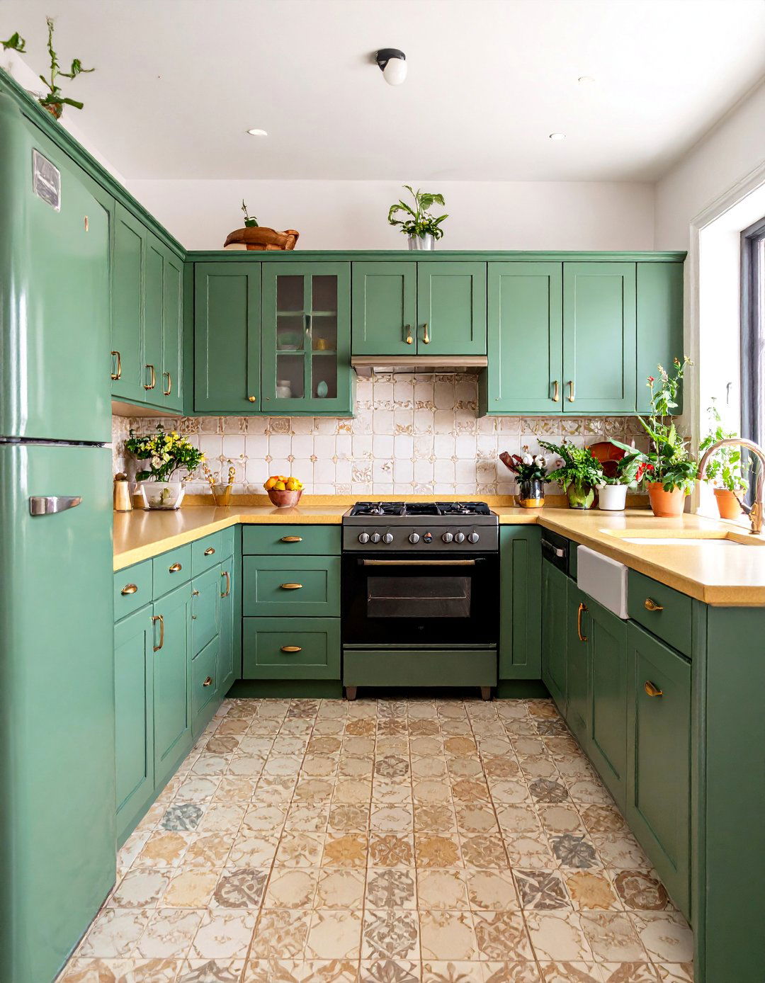 The Avocado Green Kitchen - 30 70s interior design ideas
