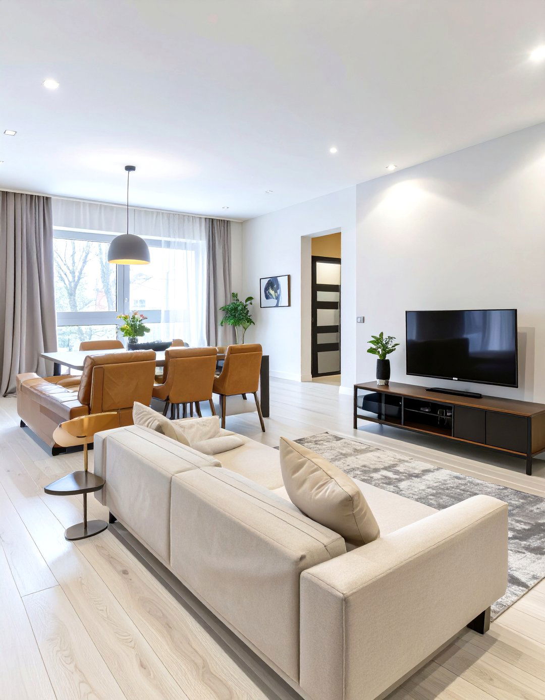 The Back to Back Sofa Small Living Room Layout - 30 small living room layout ideas