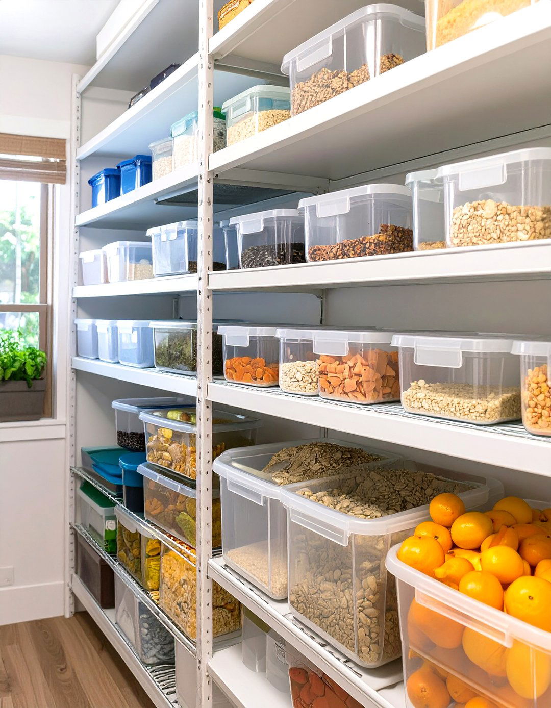 The Back to Basics Utilitarian Pantry - 30 ai pantry organization ideas