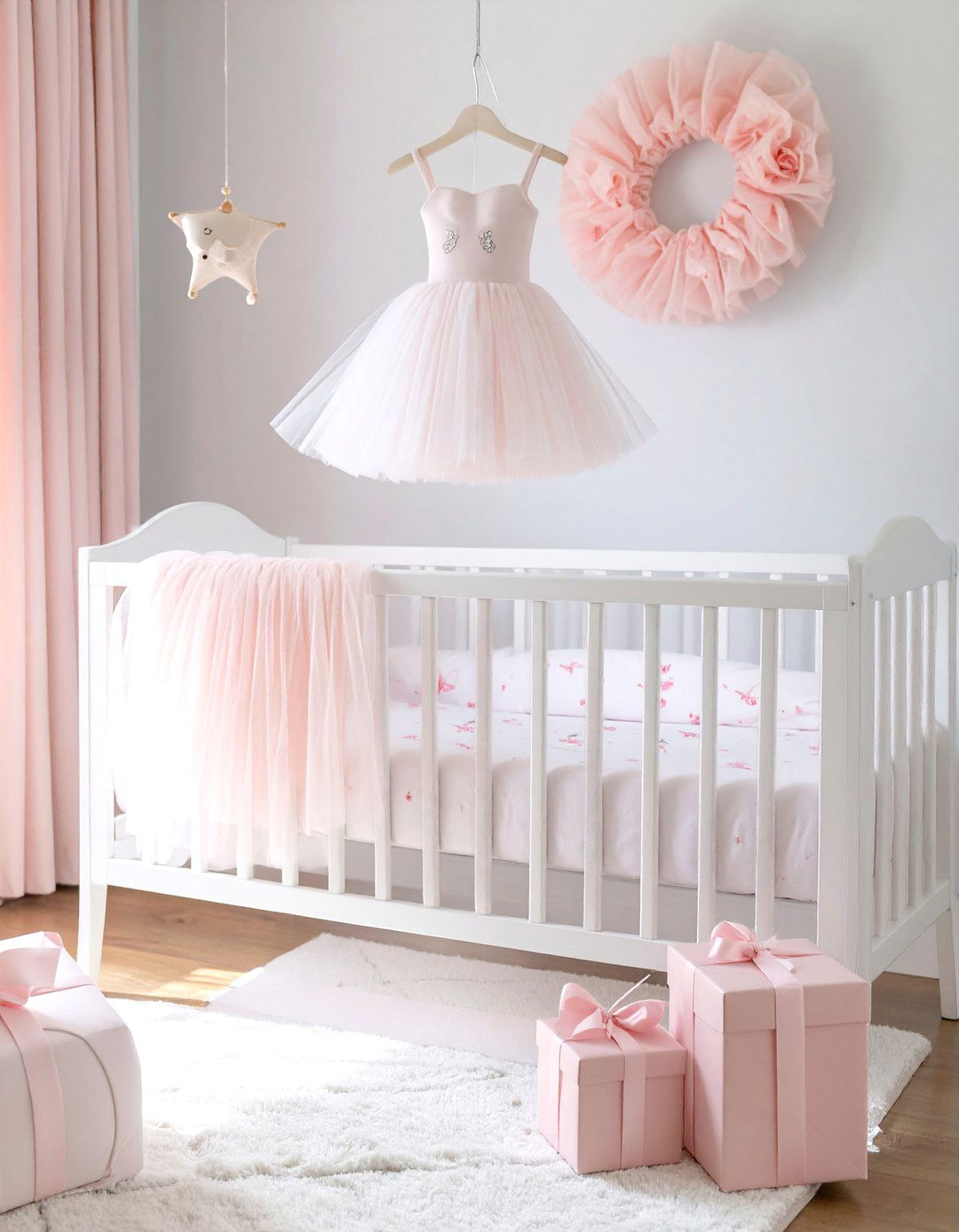 The Ballerina Themed Nursery Set - 30 girl baby shower gift ideas
