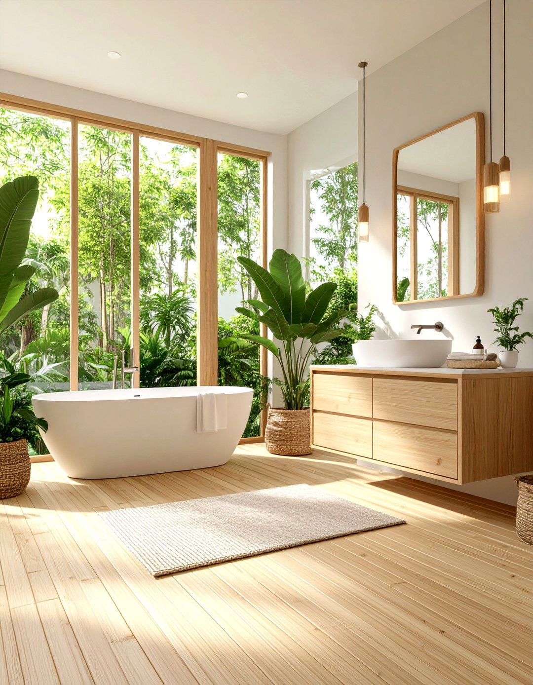 The Bamboo Grove Bathroom - 30 earthy bathroom ideas