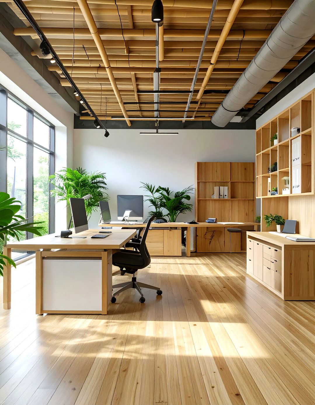 The Bamboo Modern Office - 30 green office ideas