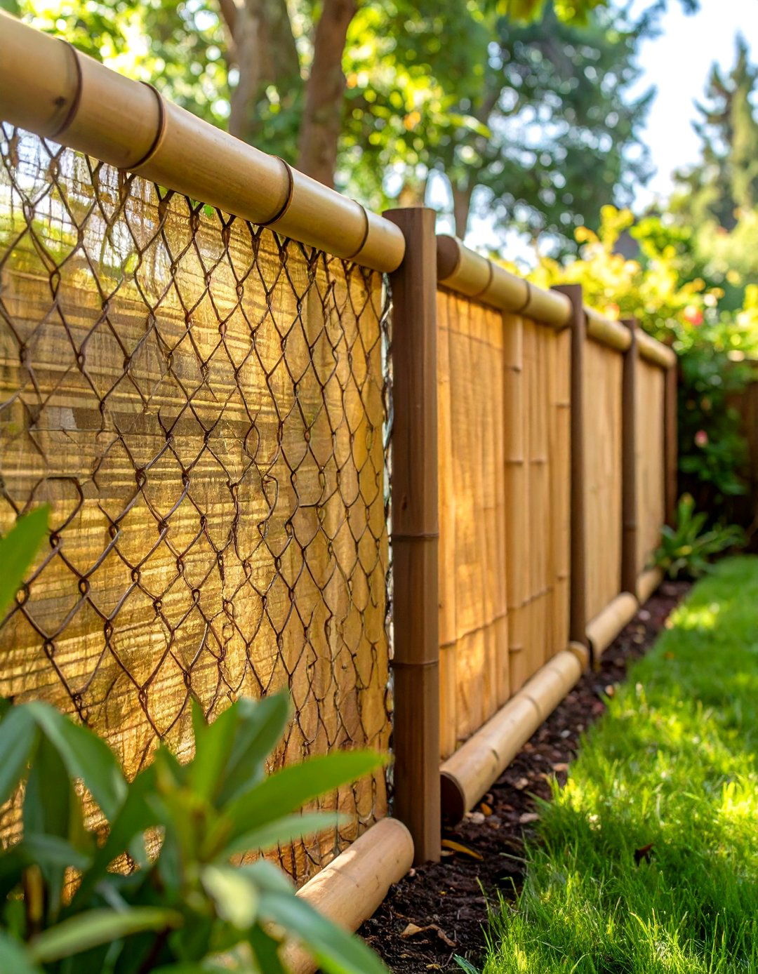 The Bamboo Screen for Privacy - 30 dog-friendly backyard ideas on a budget