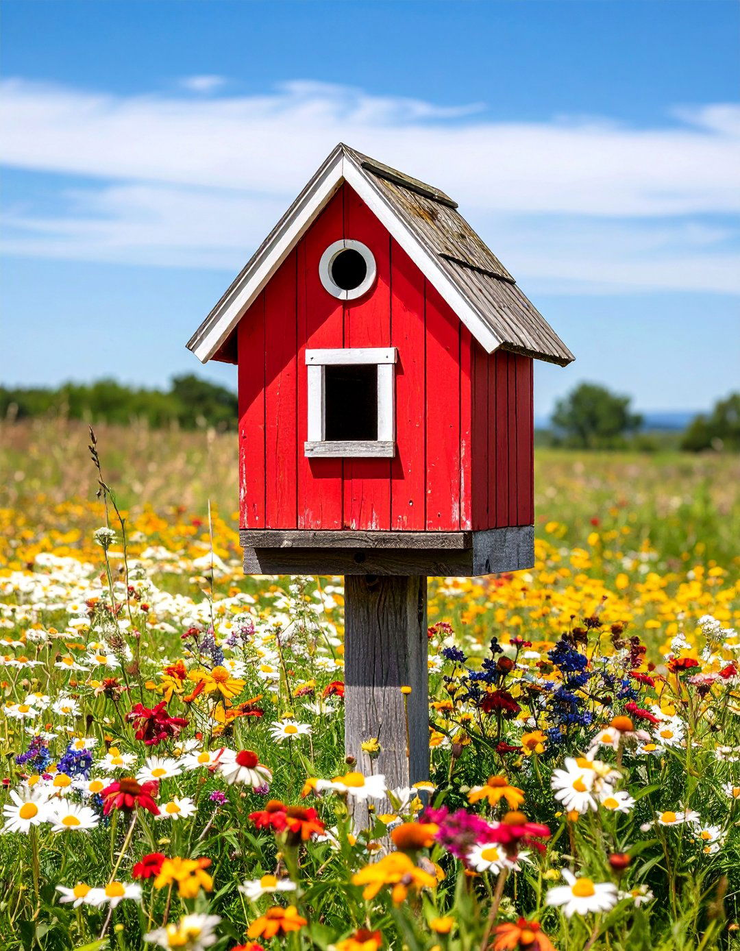 The Barn Style Bird House - 30 bird house design ideas