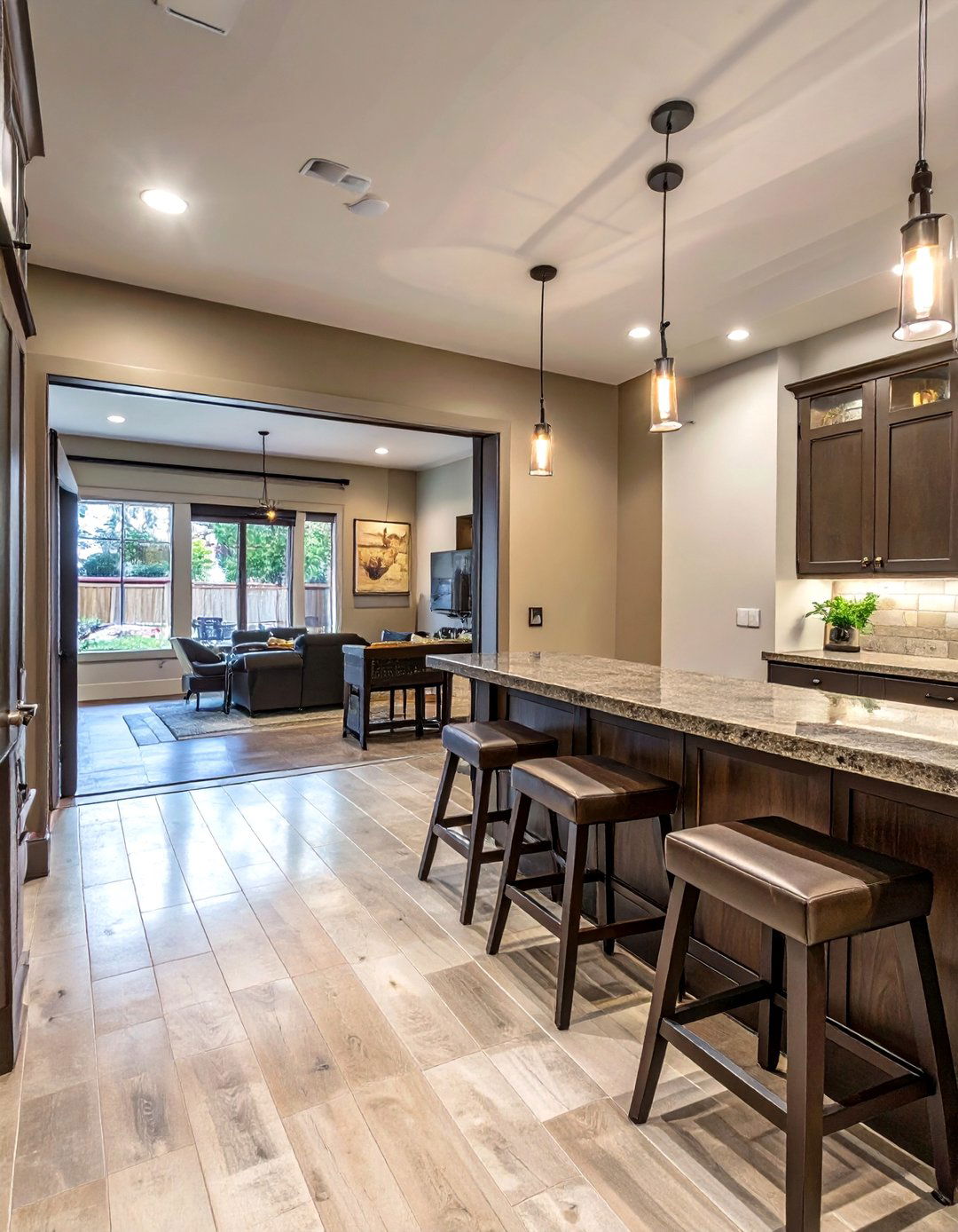 The Basement Bar with a Pass Through Window - 30 basement bar designs