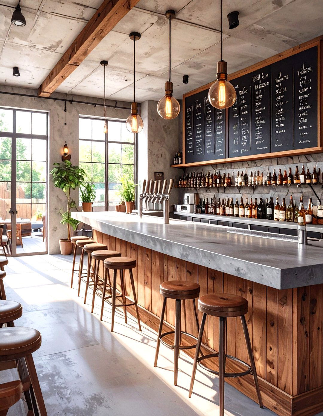 The Basement Brewery Bar - 30 man cave bar ideas