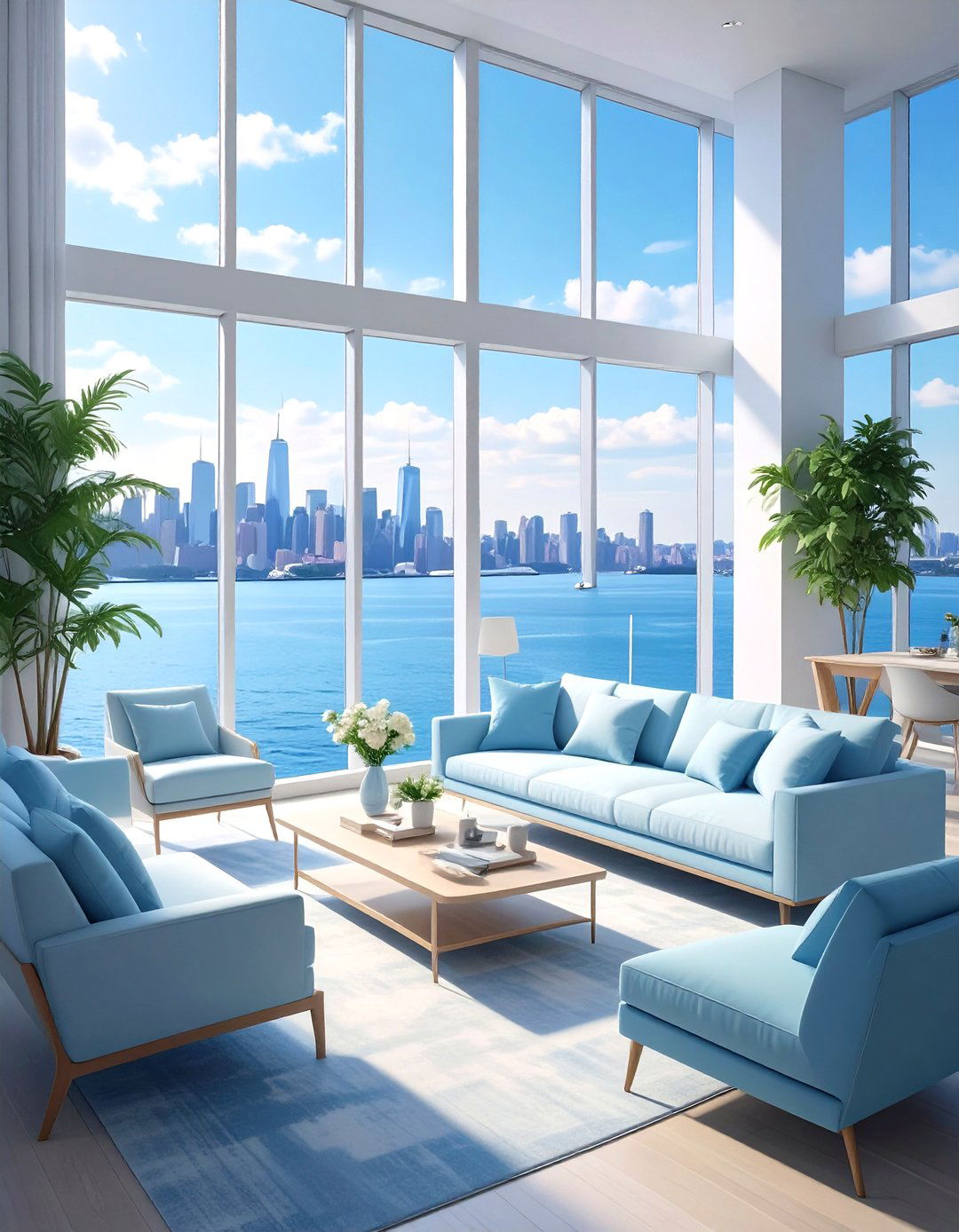 The Battery Park City Waterfront Serenity - 30 manhattan home design ideas