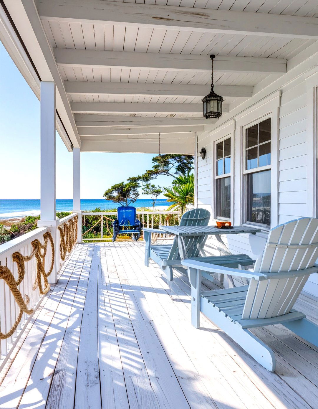 The Beach House Coastal Vibe Deck - 30 free deck design software ideas