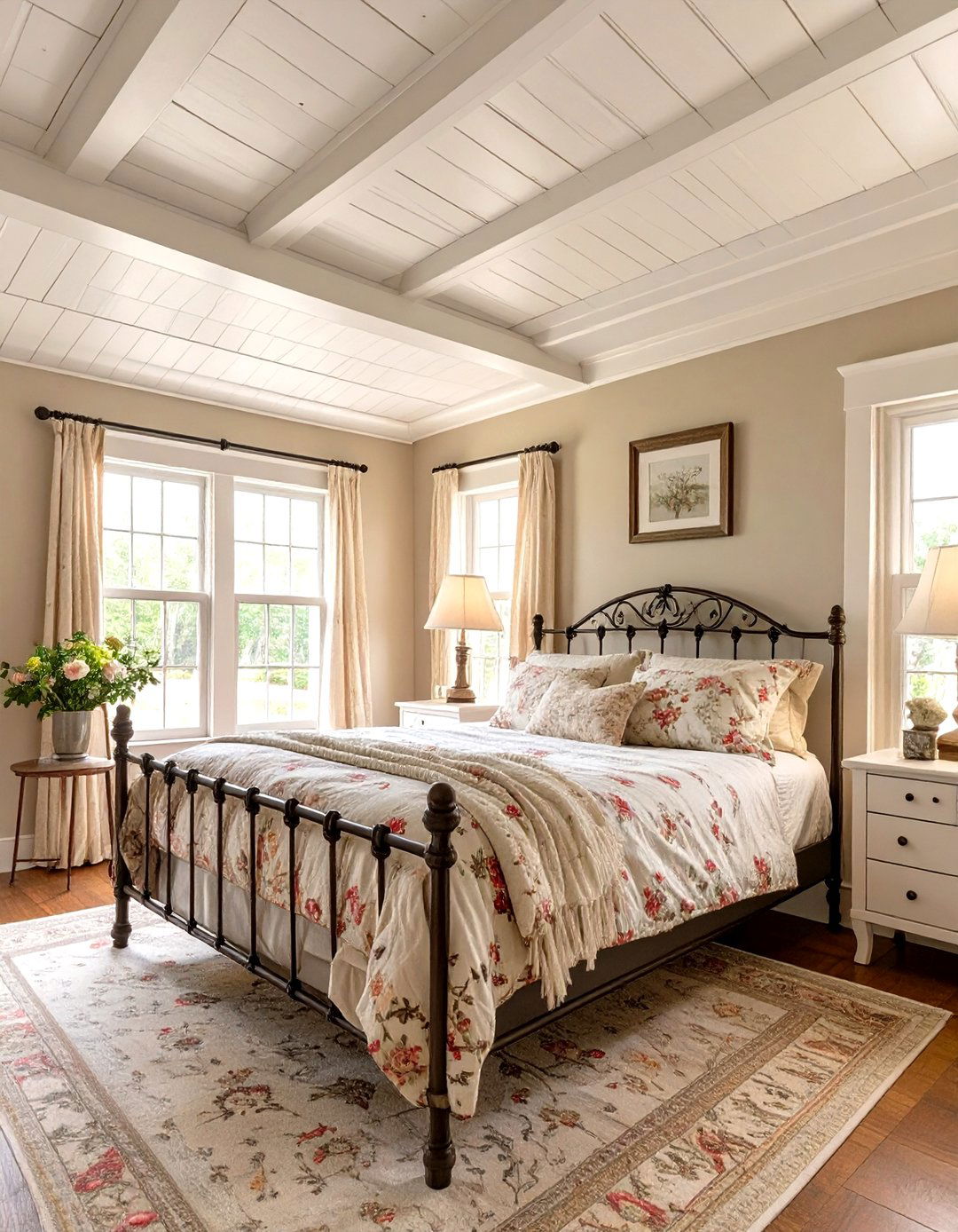 The Beadboard Cottage Bedroom Ceiling - 30 master bedroom tray ceiling ideas