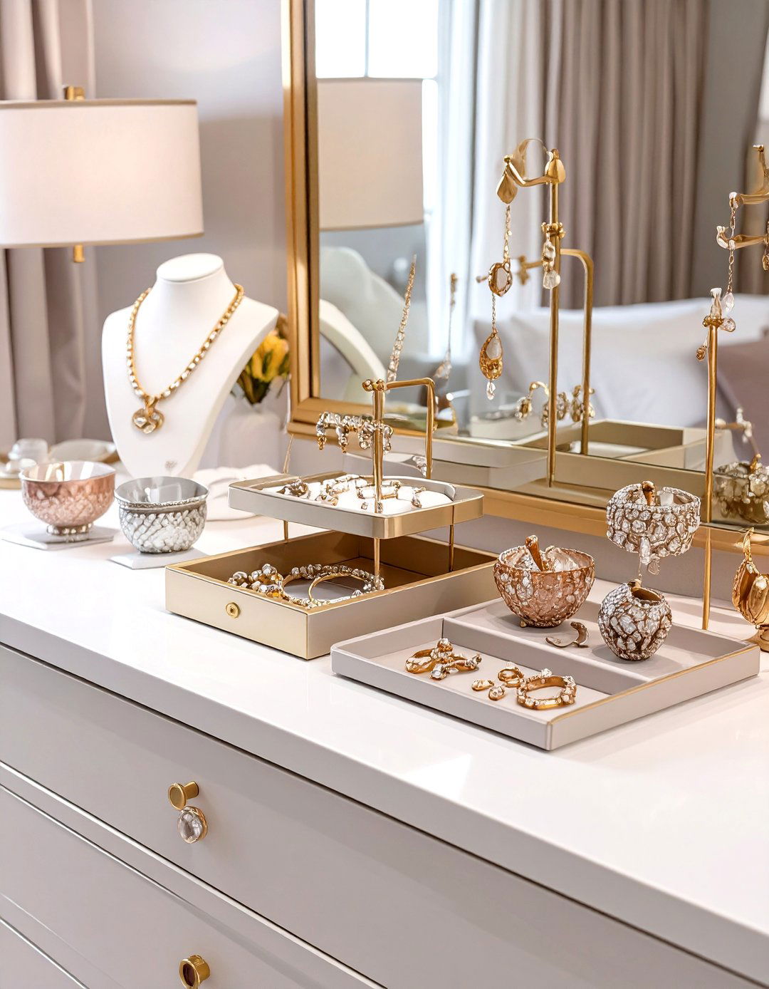 The Bedroom Jewelry and Accessory Hub - 30 master bedroom dresser decor ideas