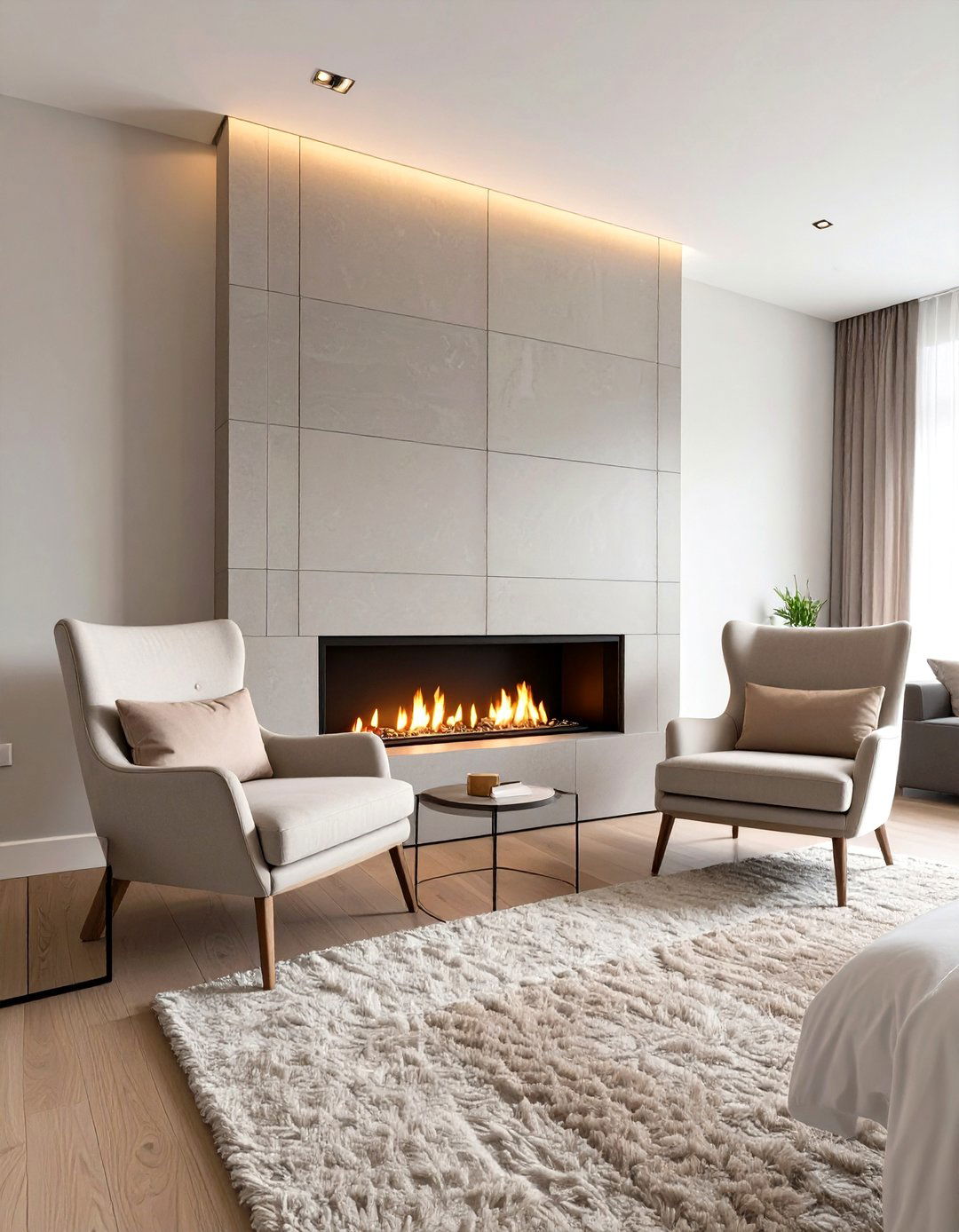 The Bedroom With A Fireplace - 30 luxury modern bedroom ideas