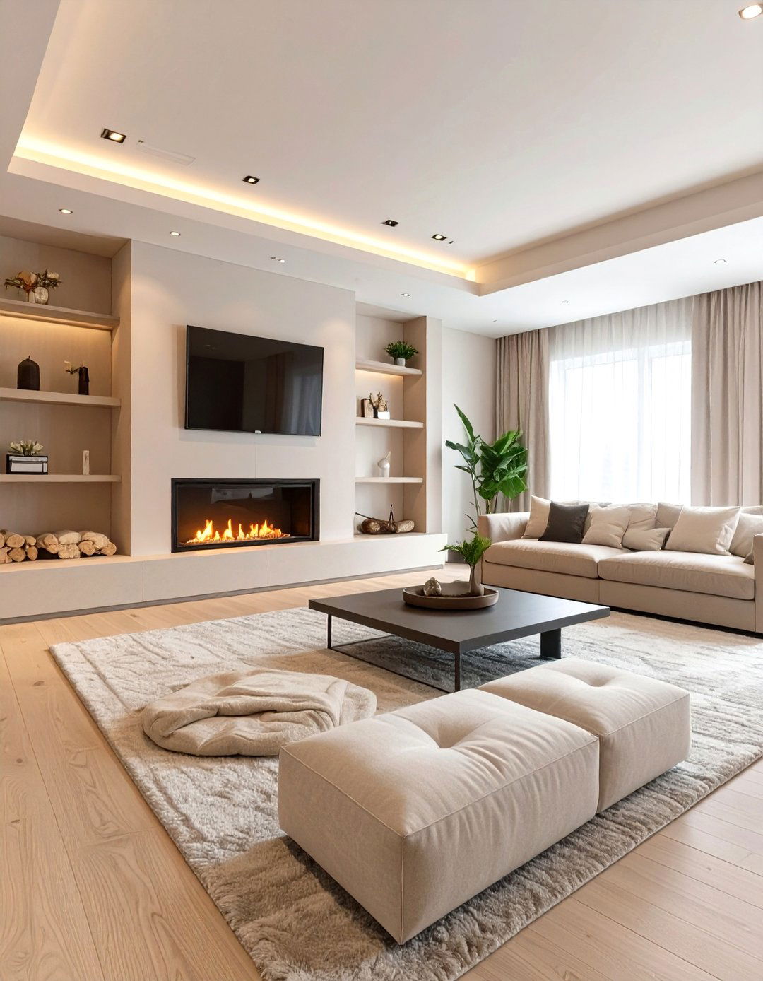 The Bedroom with a Fireplace - 30 big bedroom ideas