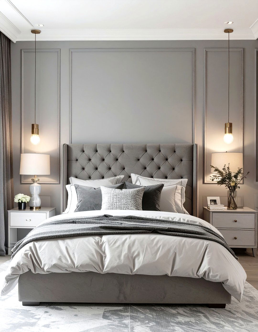 The Bedroom with a Monochromatic Color Scheme - 30 modern traditional interior design ideas