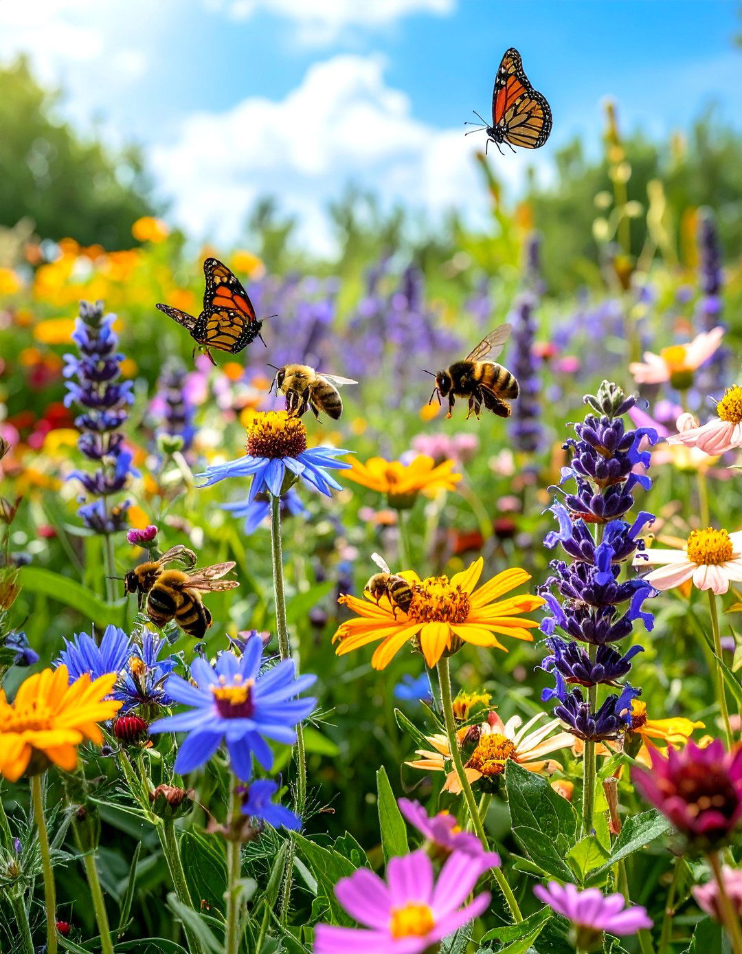 The Bee and Pollinator Friendly Garden - 30 creative vegetable garden design ideas