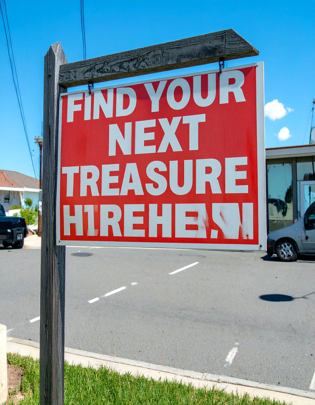 The Benefit Oriented Sign - 30 garage sale sign ideas
