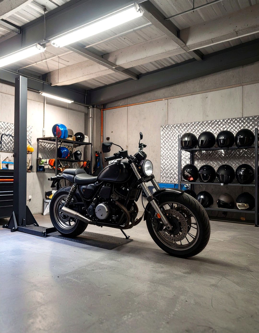 The Bikers Motorcycle Maintenance Garage Shop - 30 garage shop ideas