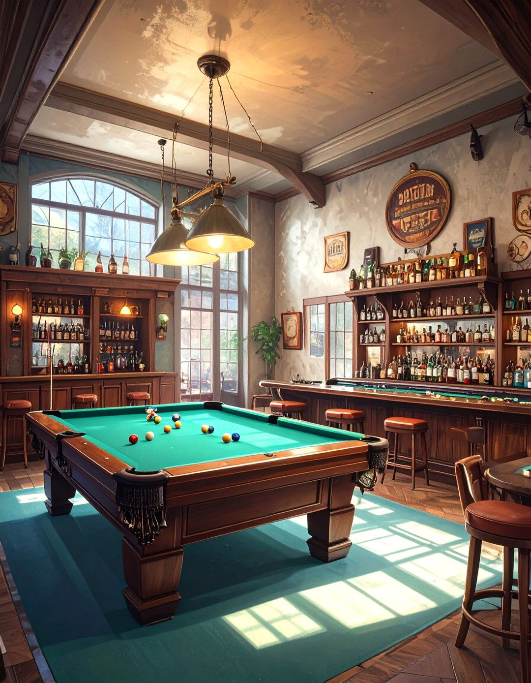 The Billiards Hall Hangout - 30 man cave room ideas