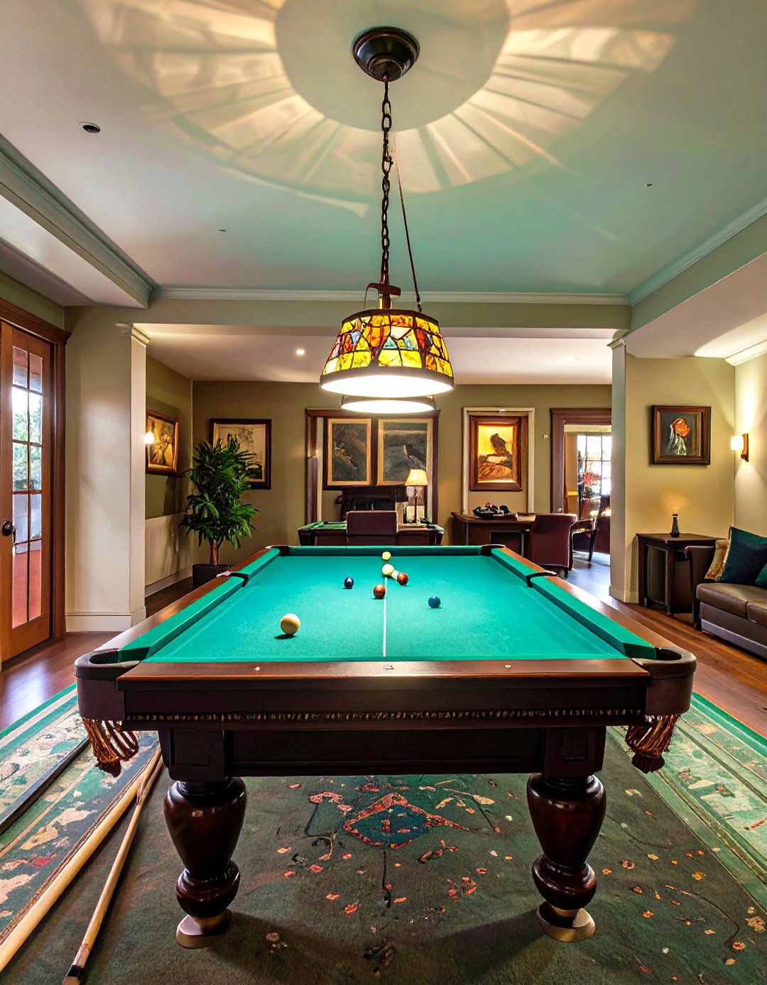 The Billiards Hall Man Cave - 30 ai man cave design ideas