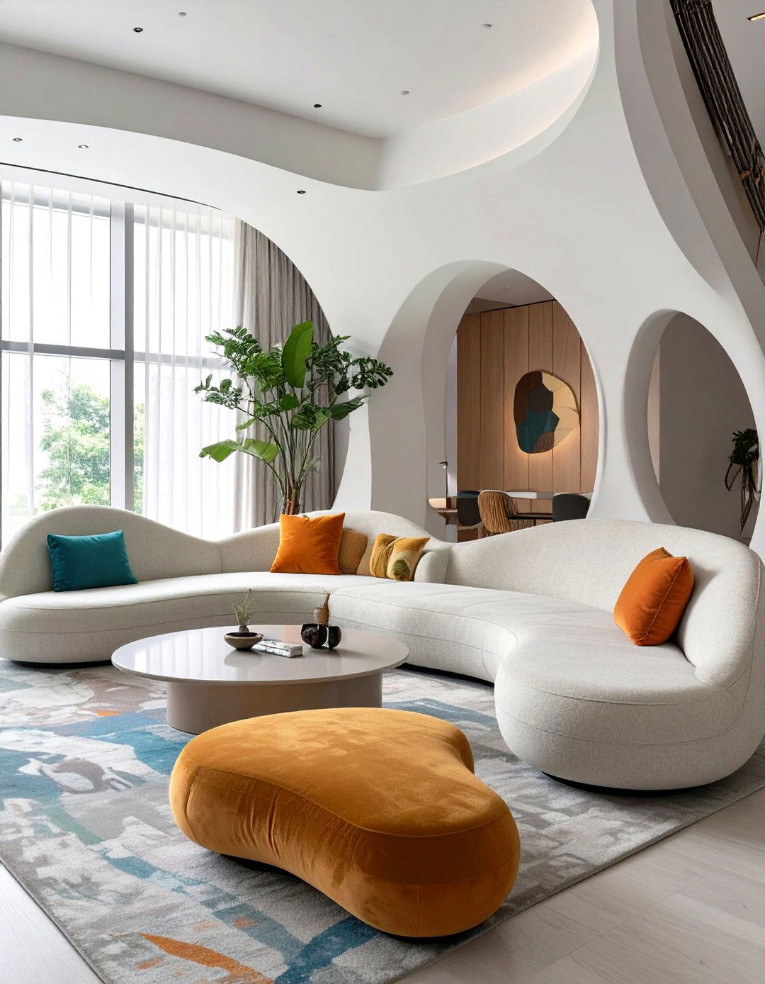The Biomorphic Design Lounge - 30 masters in interior design ideas