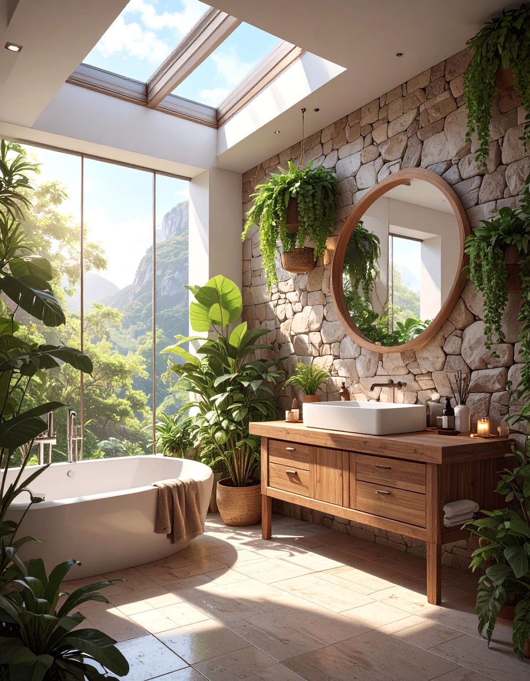The Biophilic Bathroom Design - 30 bathroom ideas photo gallery