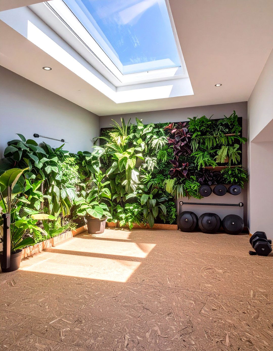 The Biophilic Design Garage Gym - 30 garage home gym ideas