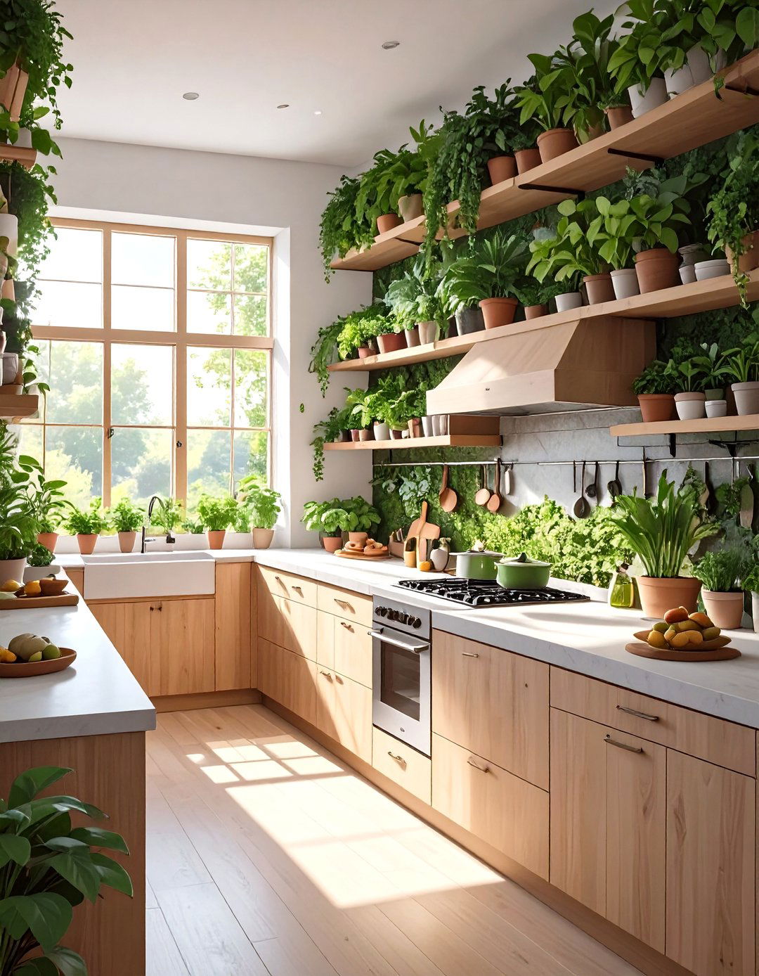 The Biophilic Design Kitchen - 30 modern kitchen decor ideas