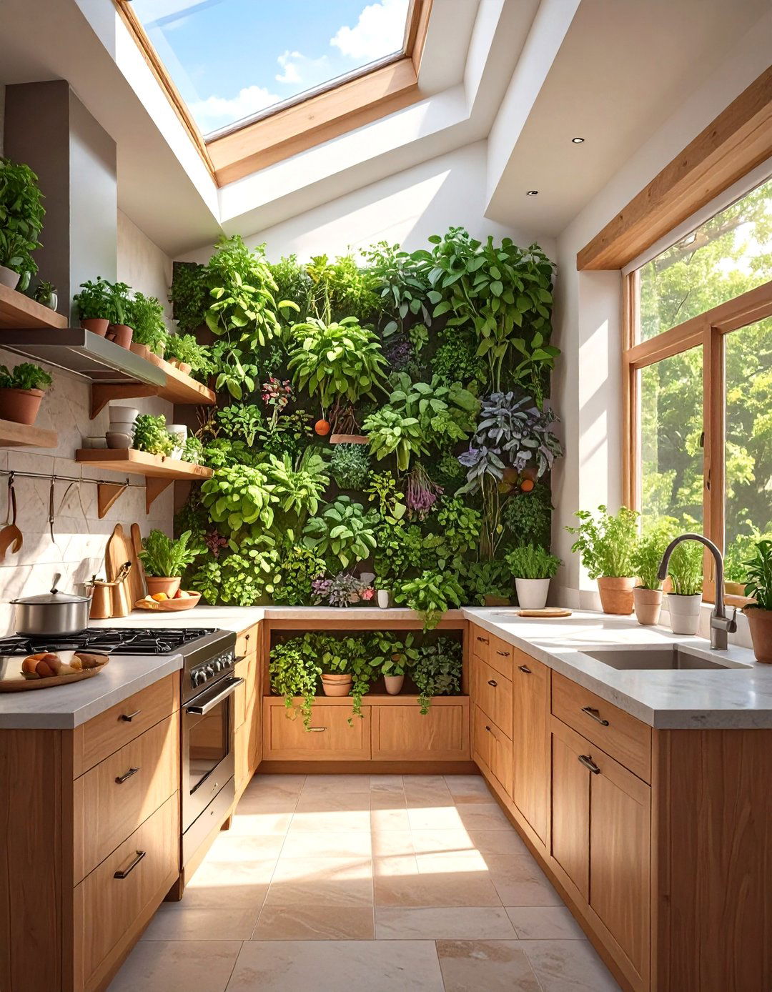 The Biophilic Design Kitchen - 30 modern kitchen designs photo gallery