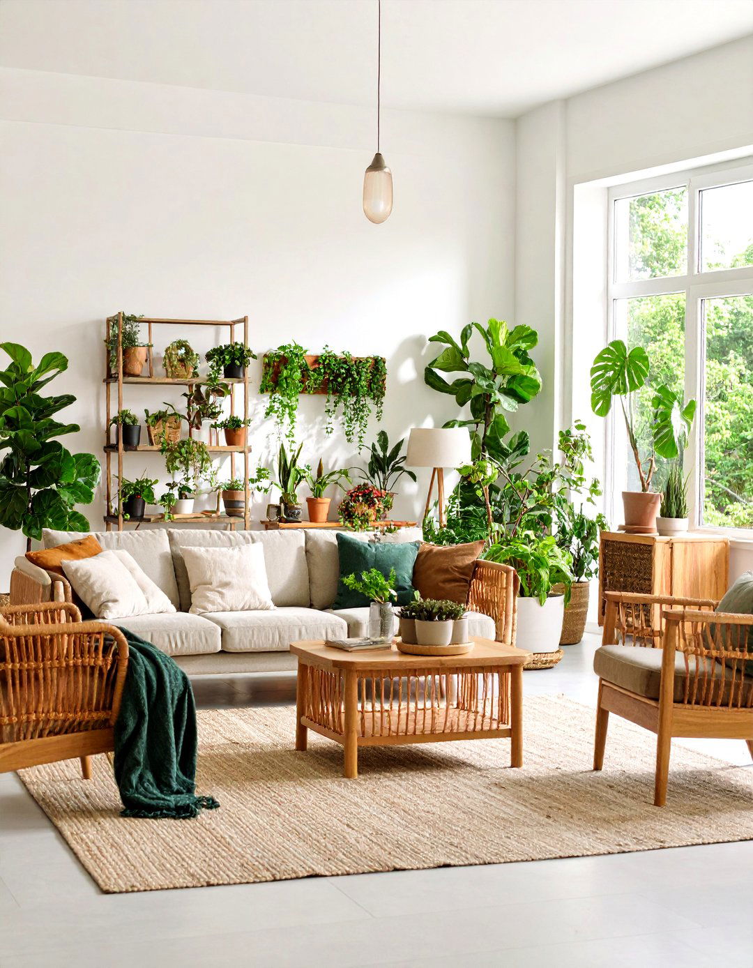 The Biophilic Design Living Room - 30 eclectic living room ideas