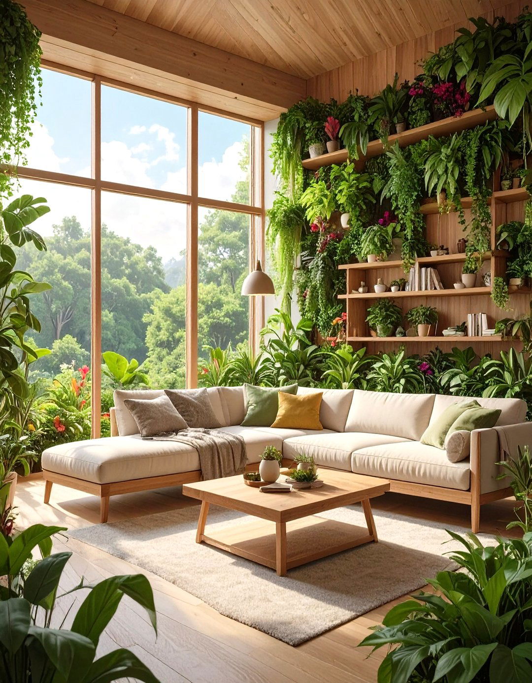 The Biophilic Design Living Room - 30 modern living room decor ideas