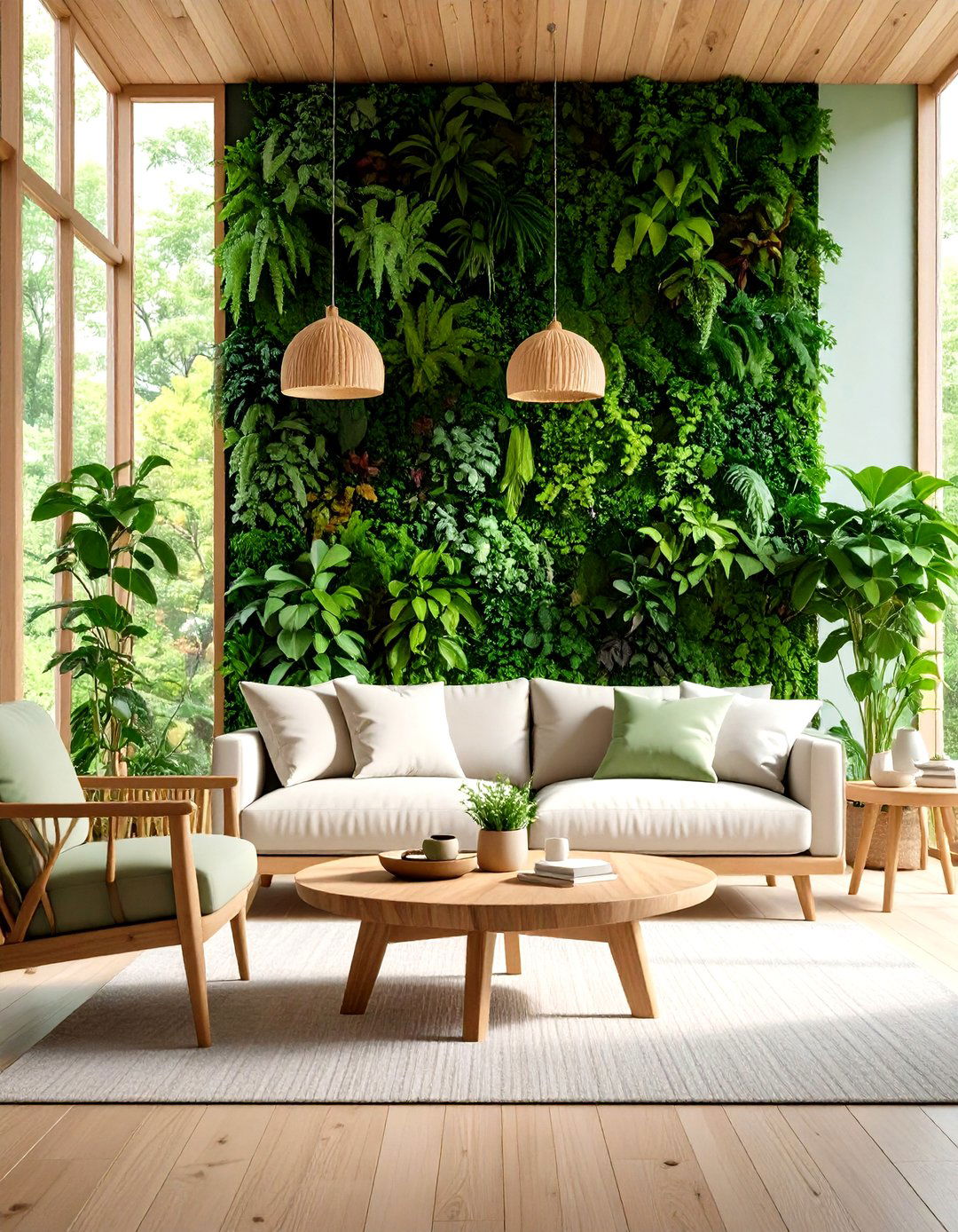 The Biophilic Design Living Room - 30 living room modern ideas