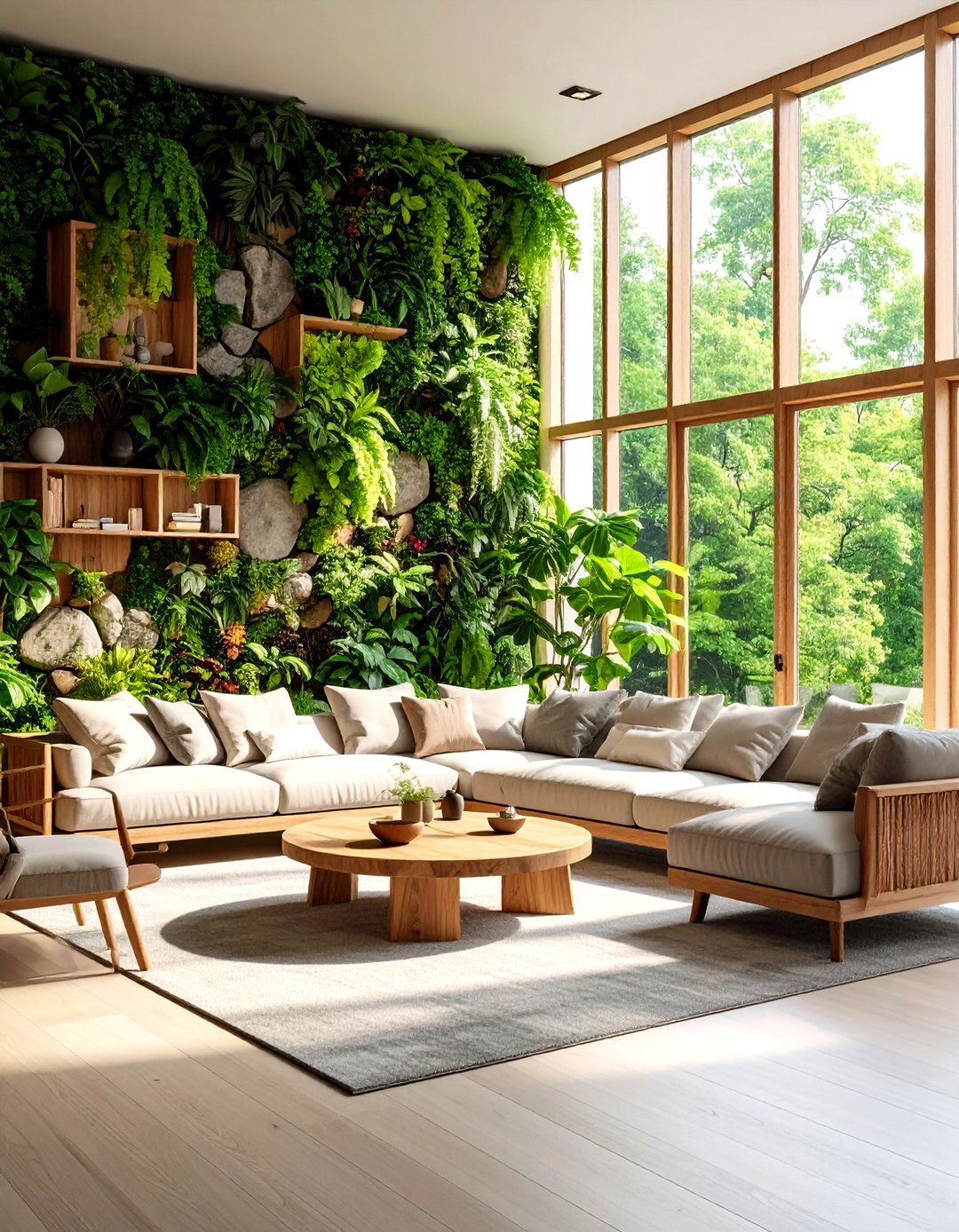 The Biophilic Design Living Room - 30 living room remodel ideas